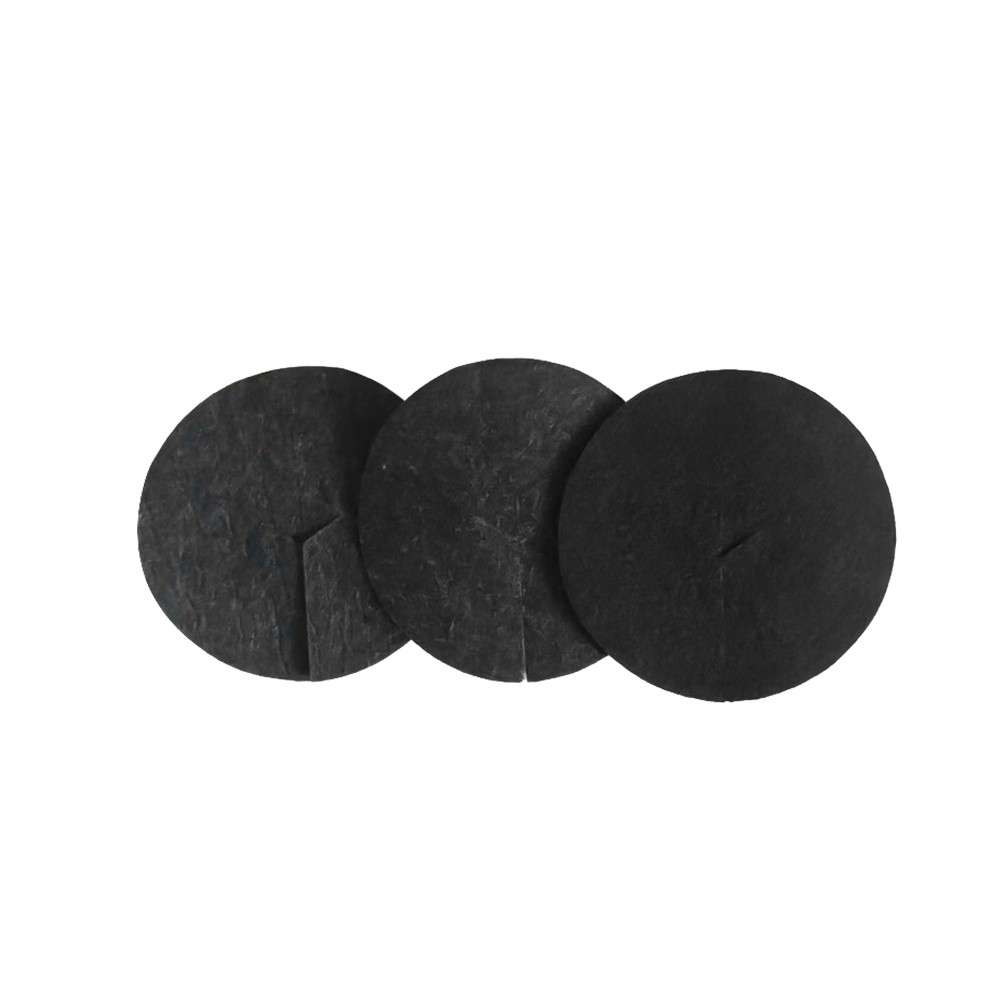 10Pcs Degradable Reusable Outdoor Tree Mulch Ring Non Woven Fabric Black
